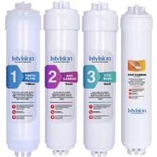 İstvision Istvision 4 Aşama Inline Orijinal Filtre Seti
