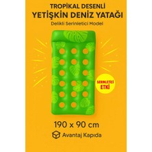 Avantaj Kapıda Mustran Şişme Sörf Deniz ve Havuz Yatağı 115x52 cm – Yetişkin & Çocuk Uyumlu – Şeffaf Pencereli