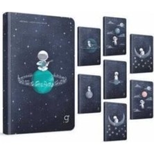 Gıpta 7365 Astral Iplik Dikiş Sert Kapak Defter 8X12 80 Yaprak Çizgisiz