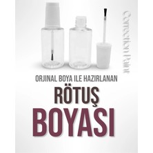 Flea Market Nıssan Qbe Sedefli Beyaz Qashqai, X-Trail, Juke Uyumlu Oto Rötüş Boyası 25+25 ml Çift Şişe