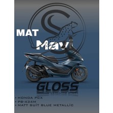 Flea Market Honda Forza Pcx Dio PB434-M Mat Suit Blue Metallic - Profesyonel Çizik Giderici Rötüş Boyası 30ML.