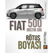 Flea Market Fiat 500 Metalik Mistik Gri - 612 - Profesyonel Rötüş Boyası - Taş Izi ve Çizik Giderici