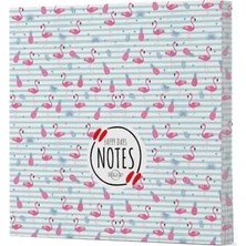 Vivago Art Flamingo 4 - Çizgisiz Yan Boyamalı Defter