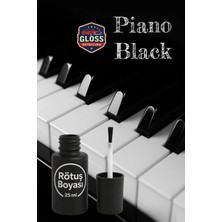 Flea Market Piano Black & Parlak Siyah - Profesyonel Kendinden Fırçalı Çizik Giderici Rötuş Boyası 30ML.