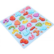 Sam Toys Ahşap Arapça Puzzle Harfler Bultak