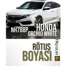 Flea Market Honda , Cr-V, Jazz, Civic , NH-788P Orchıd Whıte Sedefli Profesyonel Rötüş Boyası 20+20ML.