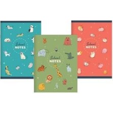 Keskin Color A4 60 Yp Kareli Tel Dikişli Karton Kapak Pets Defter