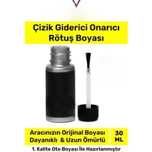Flea Market Piano Black Parlak Siyah - Profesyonel Araba Motosiklet ve Eşya Çizik Giderici Rötuş Boyası 30ML.