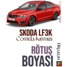 Flea Market Skoda Fabia, Rapid, Octavia, Yeti, Kamiq - Corrida Kırmızı - LF3K Profesyonel Rötüş Boyası