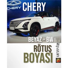 Flea Market Chery T15, Omoda 5 , Tiggo 7 , M32T, Tiggo 8 Pro Sedefli Beyaz - Rötuş Boyası 25+25 Ml.