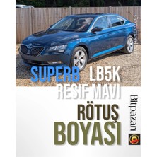 Flea Market Skoda Superb Resif Mavi LB5K - Profesyonel Çizik ve Taş Izi Giderici Rötuş Boyası 20ML.