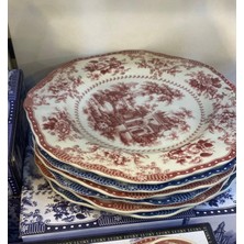 Hediye Esterhomedecor 6'lı Porselen Servis Tabağı