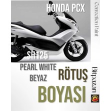 Flea Market Honda FORZA250/750 PCX125 SH125 Uyumlu White Pearl - Rötuş Boyası . 20 20 Ml.