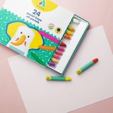 Adel 24 Parça Renkli Pastel Boya Seti 1 Adet Kutulu Ürün 3+ Yaş İçin Uygun