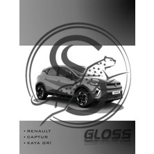 Flea Market Renault Captur Uyumlu Kaya Gri Kqj - Çizik ve Taş Izi Giderici Rötuş Boyası 30ML.
