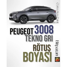 Flea Market Peugeot 3008 Tekno Gri - Kca - Çizik Giderici Fırçalı Rötuş Boyası 20 ml