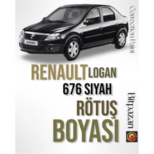 Flea Market Renault Logan 676 Siyah Rötuş Boyası 20 ml