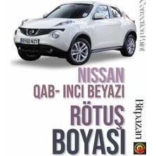 Flea Market Nıssan Juke - Inci Beyaz Otomobil Çizik Taş Izi Giderici Rötüş Boyası 20+20ML Çift Şişe