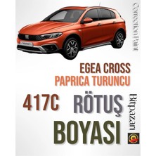 Flea Market Egea Cross Paprika Turuncu 417C - Profesyonel Çizik ve Taş Izi Giderici Rötuş Boyası 30ML.