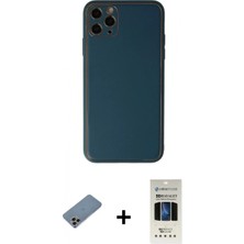 İlk El Grup Pilelistore™ iPhone 11 Pro Kılıf Yadigar Klasik - Siyah 5d Hayalet Cam Ekran Koruyucu + Shine Kamera Lens Koruma Cam - Gı