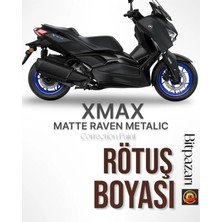 Flea Market Yamaha Xmax Matte Raven Black 0903 Metalik - Çizik Giderici Rötuş Boyası 25ML.