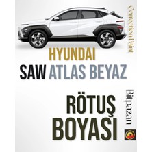 Flea Market Hyundaı - Saw -Atlas Beyazı - Rötüş Boyası - I10, I20, Tucson , Elantra , Kona , Bayon