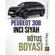 Flea Market Peugeot 308/E308 Inci Siyah Ktv - Profesyonel Çizik ve Taş Izi Giderici Rötuş Boyası 20ML.