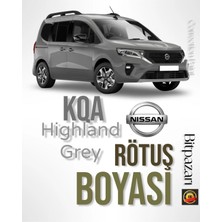 Flea Market Nıssan Townstar Van / Combi Highland Grey , Kqa - Profesyonel Rötüş Boyası 25ML.