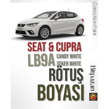 Flea Market Cupra & Seat LB9A Şeker Beyazı - Profesyonel Çizik ve Taş Izi Giderici Rötuş Boyası 30ML.
