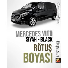 Flea Market 9197 Siyah - Mercedes Vito Profesyonel Rötüş Boyası - Taş Izi ve Çizik Giderici
