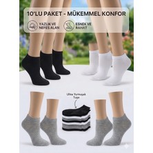 10'lu Ekonomik Paket Bay&bayan&genç Patik Çorap Pamuklu