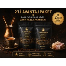 Kahviro Roast Premium Türk Kahvesi 100 gr %100 Arabica Orta Kavrum Bol Köpüklü Yoğun Aromalı 2'lü Paket 2X100 G