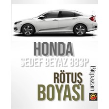 Flea Market Honda 883P Beyaz - Hr-V, Cr-V, Civic, Jazz, Accord, City, Zr-V Rötuş Boyası 25+25 Ml.