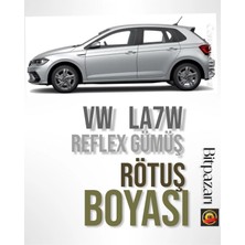 Flea Market LA7W - Metalik Reflex Gümüş) - Profesyonel Rötüş Boyası - Taş Izi ve Çizik Giderici