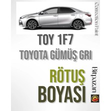 Flea Market Toyota - Toy 1f7 - Metalik Silver Profesyonel Rötüş Boyası - Taş Izi ve Çizik Giderici