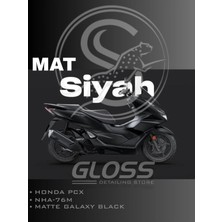 Flea Market Honda Pcx NHA76M Matt Galaxy Black (Mat Galaksi Siyah) - Profesyonel Rötüş Boyası 20ML.