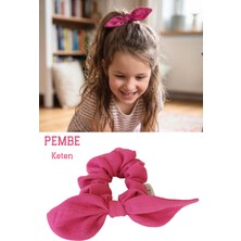 Liliza Accessories Keten Tavşan (Bunny) Kulak Çocuk Genç Yetişkin Lastik Toka