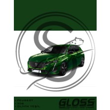 Flea Market Peugeot 308/E308 Uyumlu Olivin Yeşil Kjr - Profesyonel Çizik ve Taş Izi Giderici Rötuş Boyası 20ML.