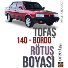 Flea Market Tofaş , Doğan , Şahin , Serçe , 124 - Bordo 140 - - Çizik Taş Izi Giderici Rötüş Boyası 20ML