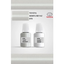 Flea Market 070 Uyumlu Sedefli Inci Beyazı 2 Şişe- Profesyonel Çizik ve Taş Izi Giderici Rötüş Boyası 30 30ML.