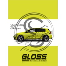 Flea Market Volkswagen Golf Uyumlu Limon Sarı LL1W - Profesyonel Çizik ve Taş Izi Giderici Rötuş Boyası 30ML.
