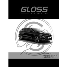 Flea Market Renault Megane E-Tech Gne Yıldız Siyah - Çizik ve Taş Izi Giderici Rötuş Boyası 30ML.