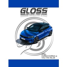 Flea Market Opel Corsa Voltaik Mavi Met. 23D/EAV - Profesyonel Çizik ve Taş Izi Giderici Rötuş Boyası 30ML.