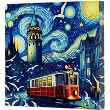 Vivago Art Van Gogh 1 Galata - Çizgisiz Yan Boyamalı Defter