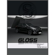 Flea Market Renault Clio Uyumlu  Gne Yıldız Siyahı - Çizik ve Taş Izi Giderici Rötuş Boyası 30ML.