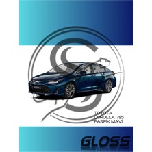 Flea Market Toyota Corolla Uyumlu  785 Pasifik Mavi - Profesyonel Çizik ve Taş Izi Giderici Rötuş Boyası 30ML.