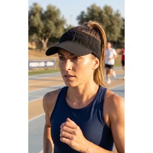 Kervan Pazarı Kadın Triko Esnek Tenis,golf,koşu Spor Vizör Şapka-Siperlik