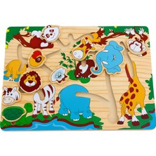 Sam Toys Ahşap Hayvan Labirent Bulmaca