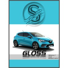 Flea Market Renault Clio Boğaz Mavisi Rqt - Profesyonel Çizik ve Taş Izi Giderici Rötuş Boyası 30ML.