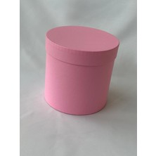 Pembe Silindir Kutu 15X15